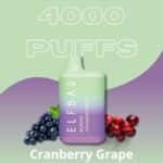 Pod Descartavel Elfbar bc 4000 Cranberry Grape