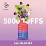 pod descartavel elfbar bc5000 sakura grape