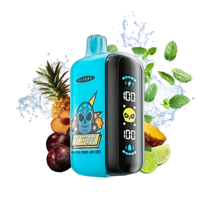 Elfbar GH23K Pineapple Plums Lime Mint Abacaxi, Ameixa, Limão e Menta