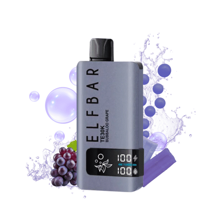 Elfbar TE30K Bubbaloo Grape – Chiclete de Uva