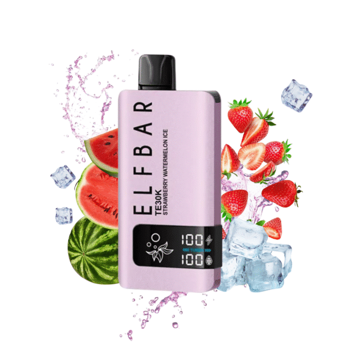 Elfbar TE30K Strawberry Watermelon Ice – Morango e Melancia