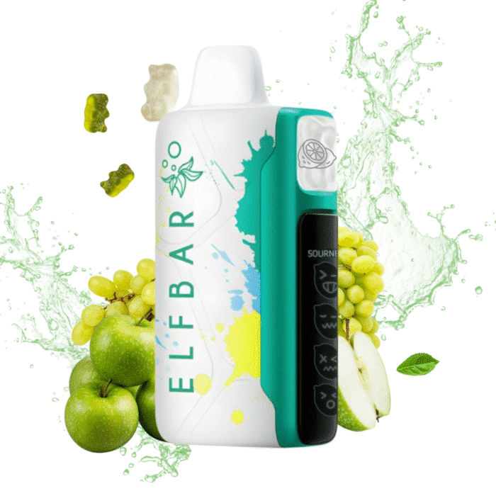 Elfbar Sour King 40K Sour Grapple_ Uva Verde e Maçã Verde
