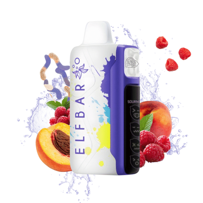 Elfbar Sour King 40K Sour Peach Raspberry_ Pêssego e Framboesa