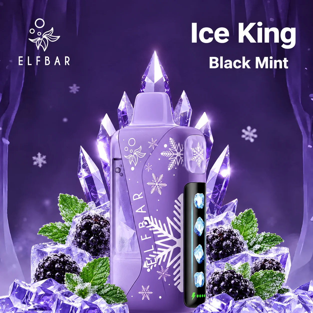 Elfbar Ice King 40K Black Mint