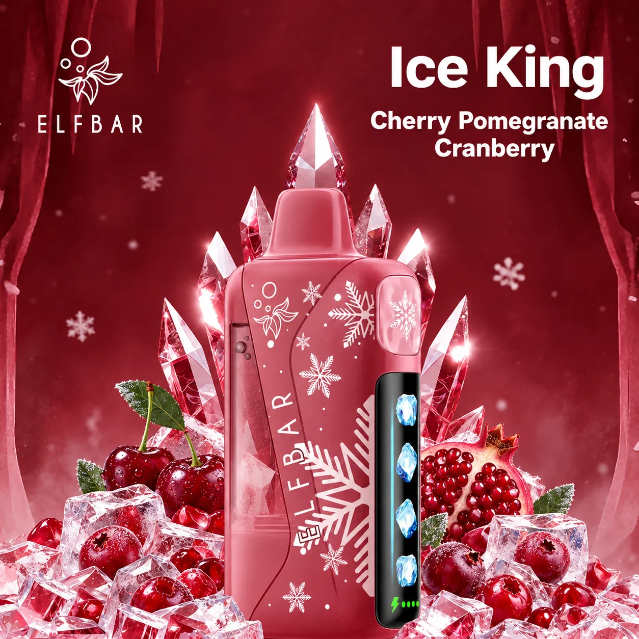 Elfbar Ice King 40K Cherry Pomegranate Cranberry