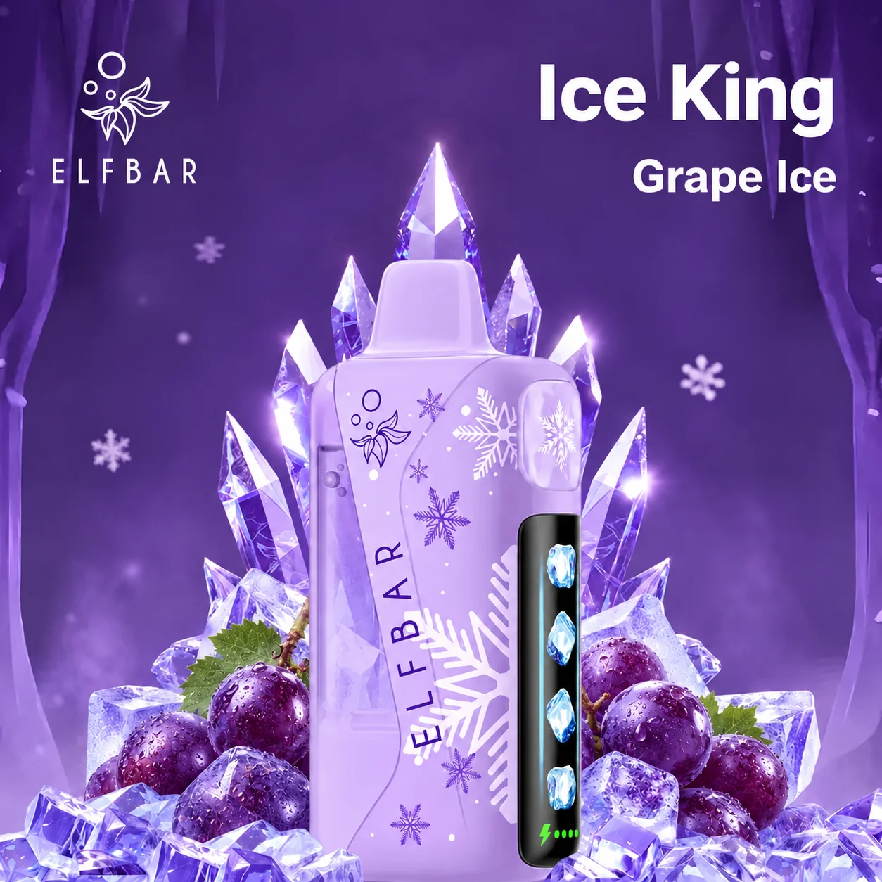 Elfbar Ice King 40K Grape Ice