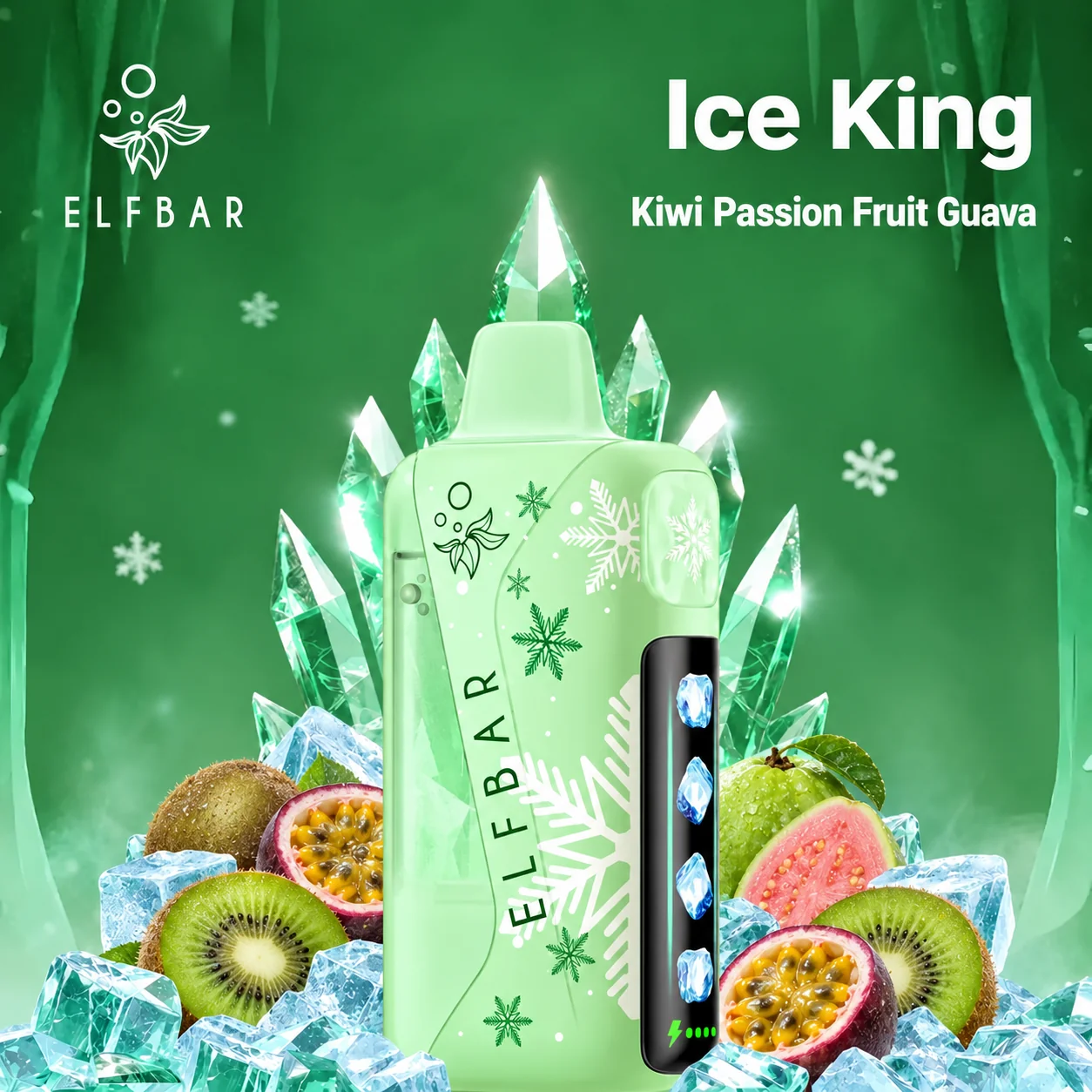 Elfbar Ice King 40K Kiwi Passion Fruit Guava
