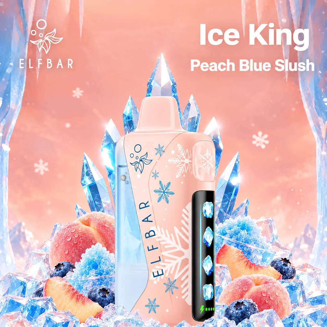 Elfbar Ice King 40K Peach Blue Slush