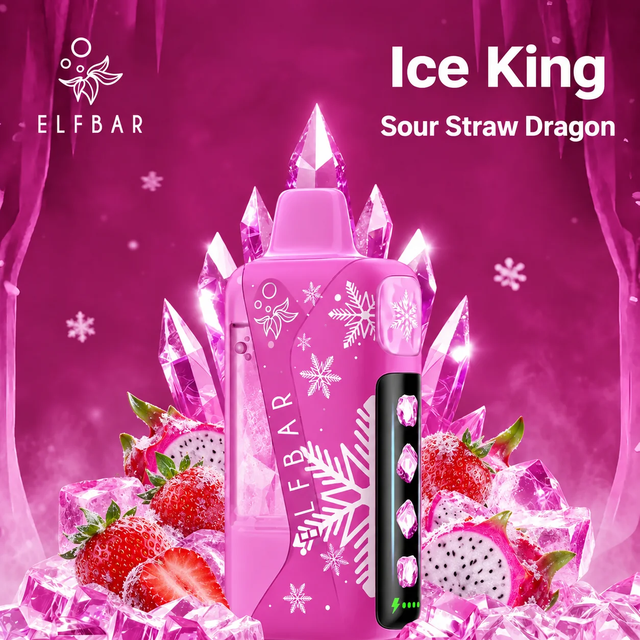 Elfbar Ice King 40K Sour Straw Dragon